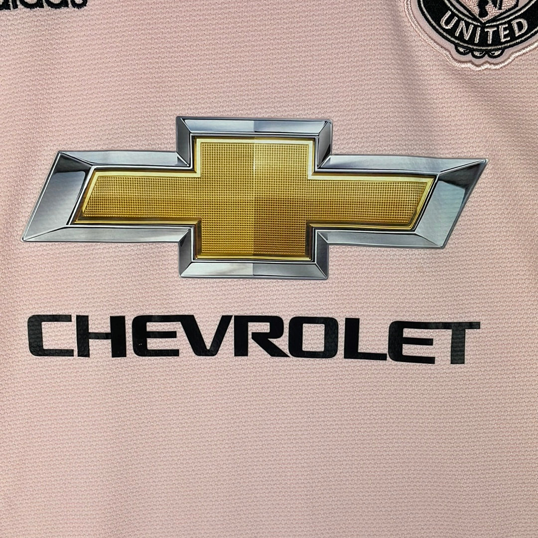 Manchester United 2018/2019 Away Shirt - Pink MUFC Shirt - Adidas CG0038