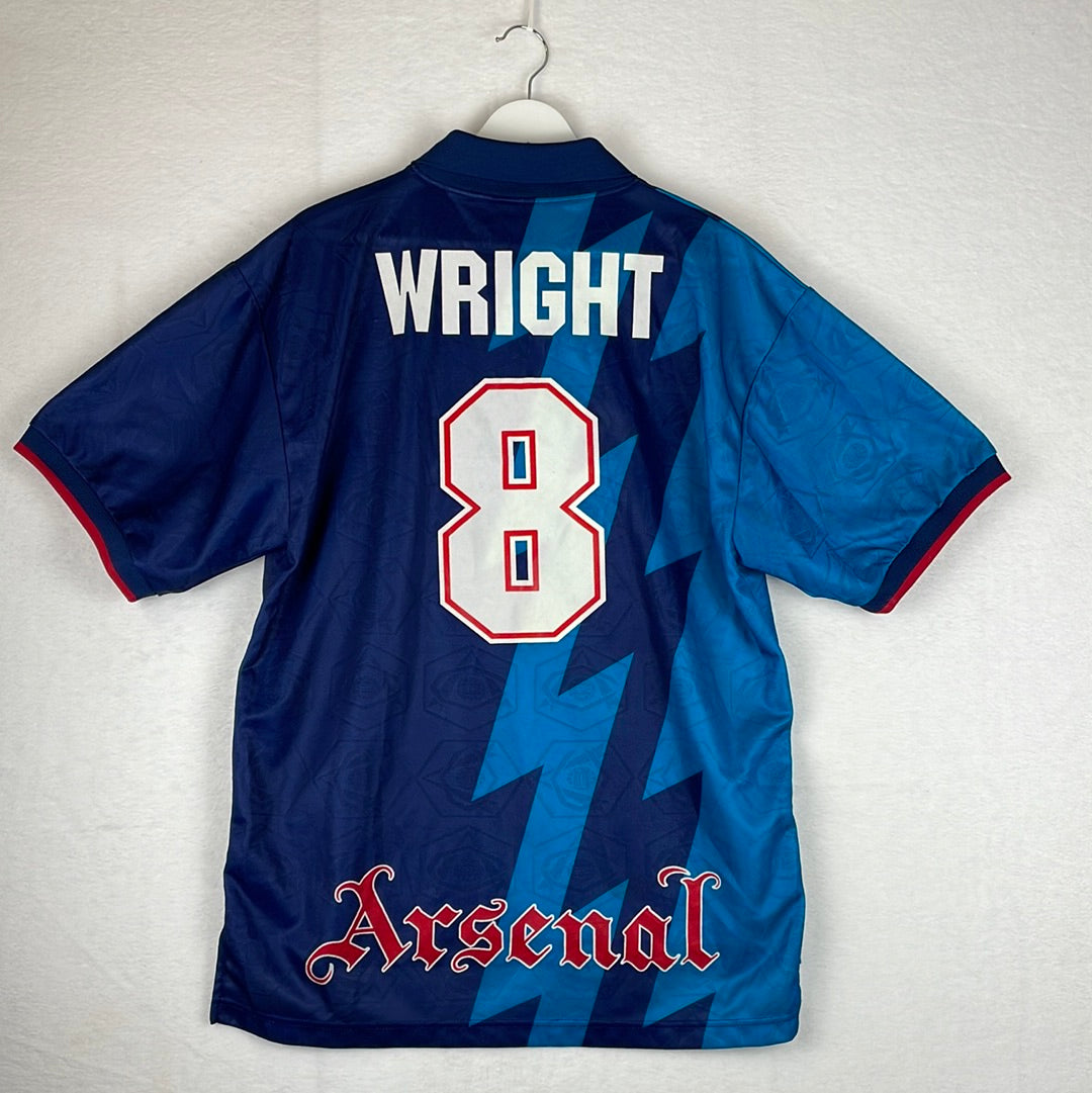 Arsenal 1994/1995 Away Shirt  Wright 8 Prin