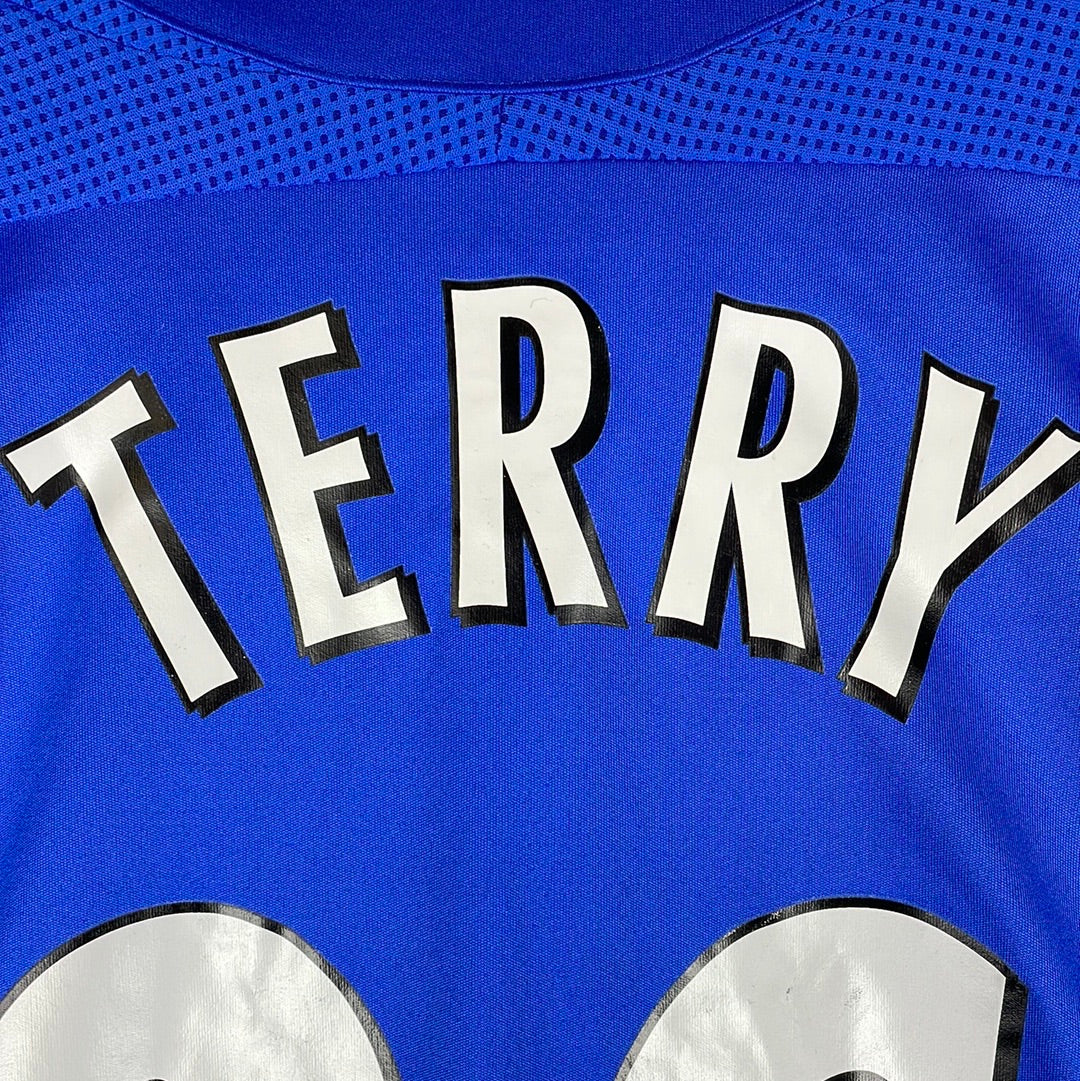 Chelsea 2006-2008 Home Shirt - Terry 26 Print - 2XL - Very Good Condition