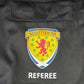 Scottish FA Referee Shirt - Black - Small Adult - Excellent Condition