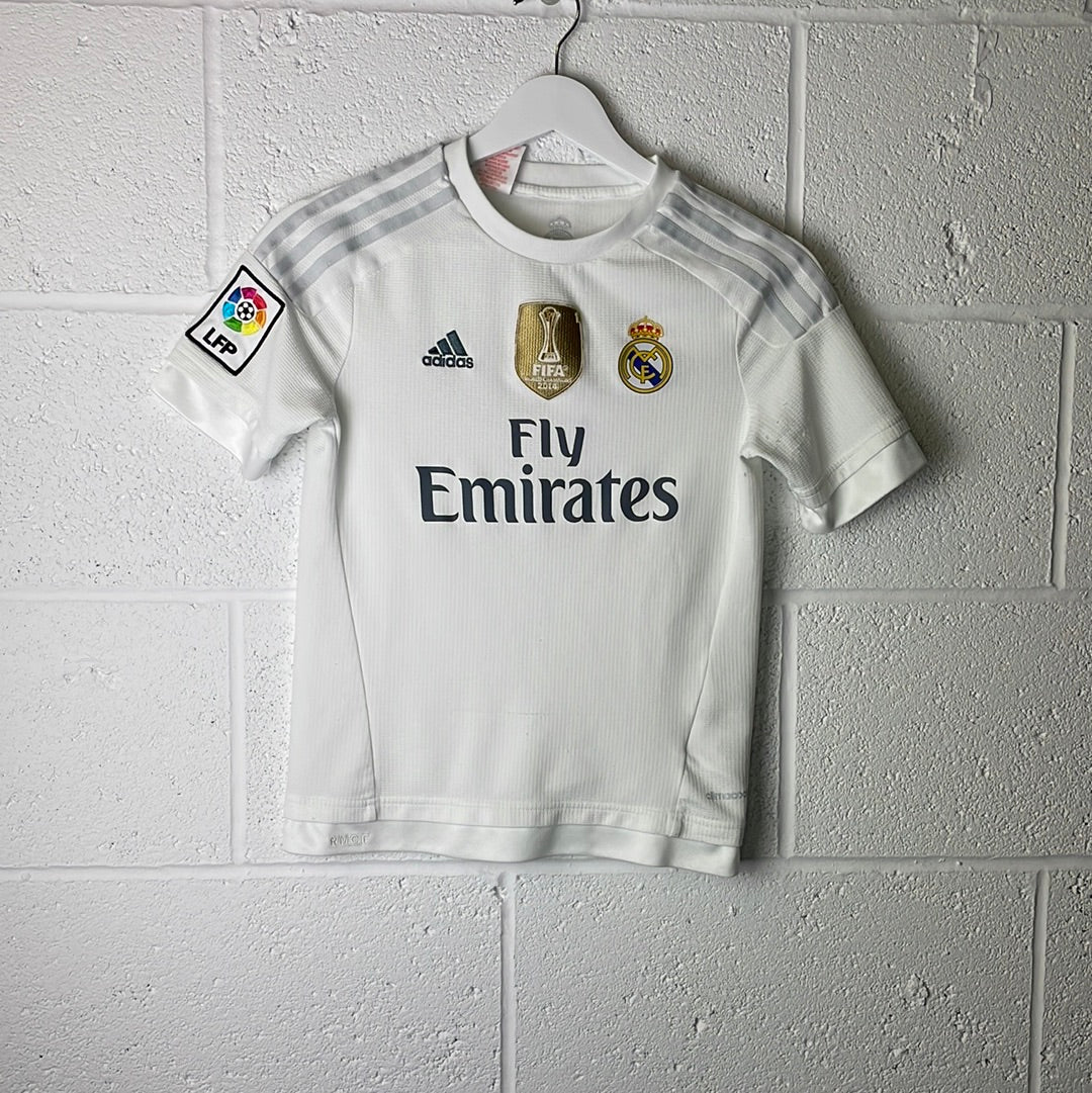 Real Madrid 2015/2016 Home Shirt - Junior Medium