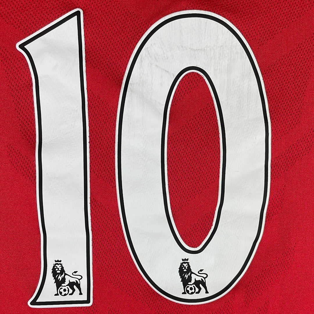 Manchester United 2010-2011 Youth Home Shirt - Age 12 to 13 - Rooney 10 Print
