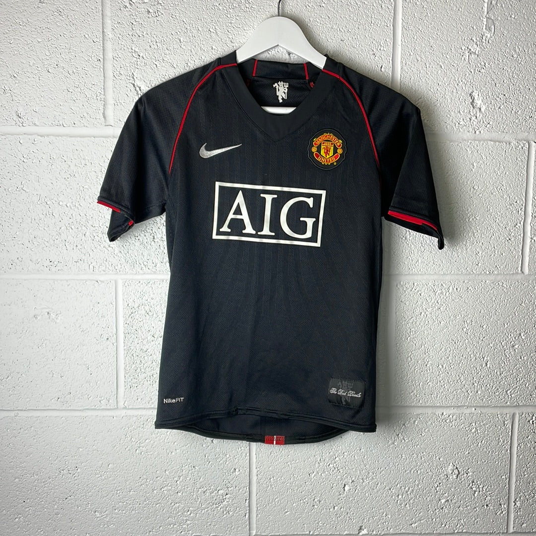 Manchester United 2007/2008 Away Shirt - Youth Large - EVRA 3 - Excellent Condition