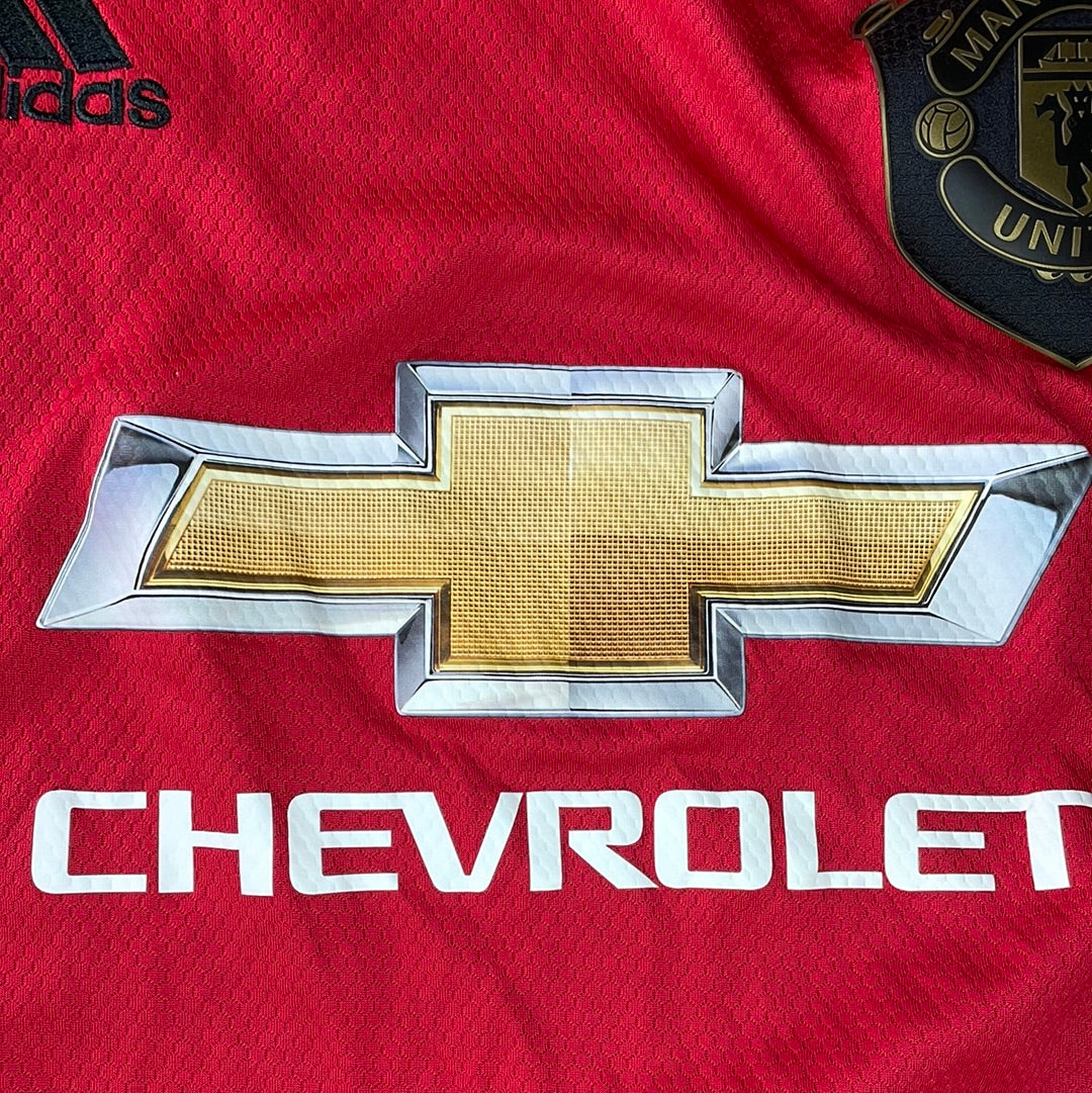 Manchester United 2019/2020 Home Shirt - Treble Commemorative Shirt - Adidas ED7386