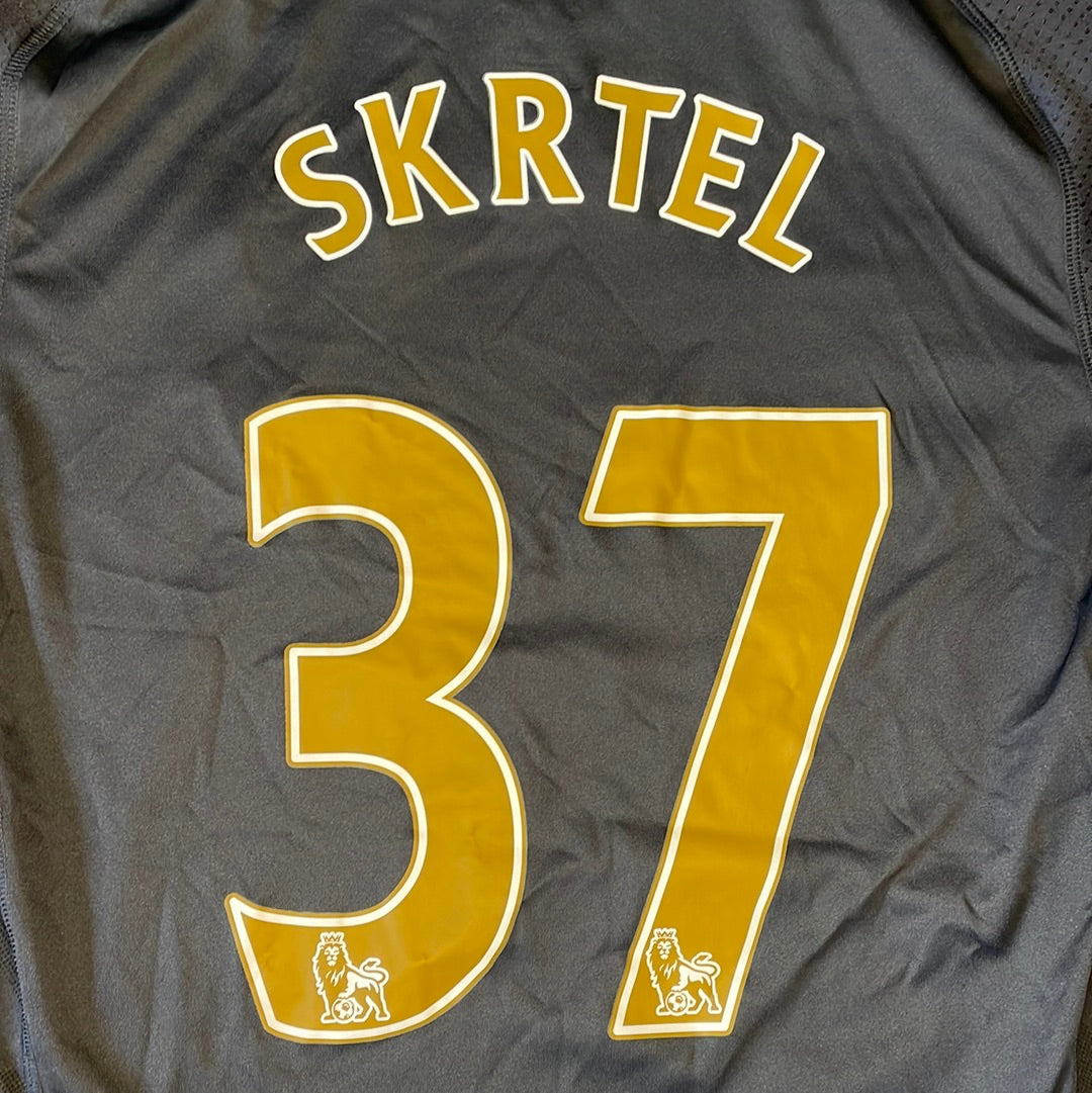 Liverpool 2009 Away Shirt - 37 SKRTEL - Small - Excellent