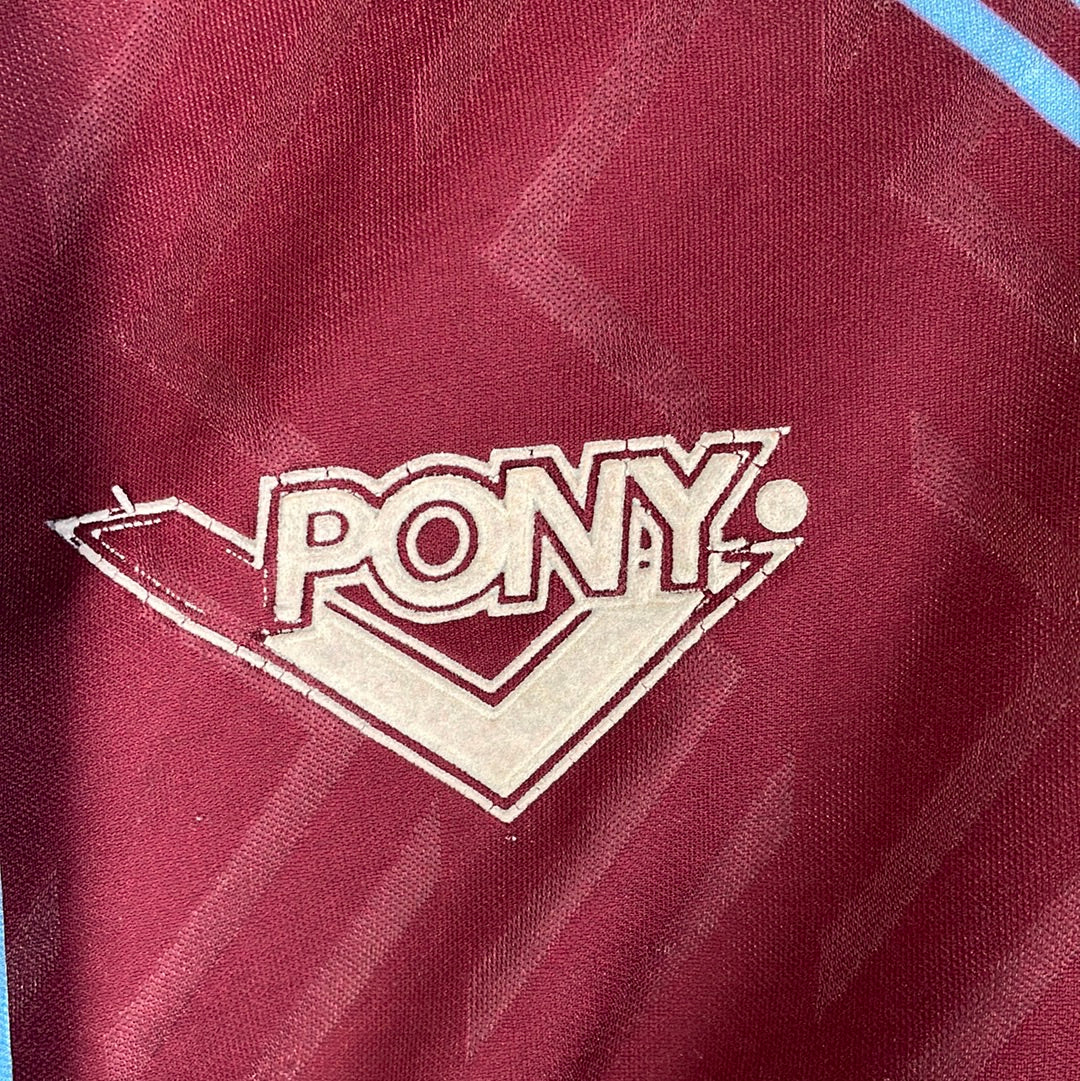 West Ham 1993/1994 Home Shirt - Vintage Pony Shirt