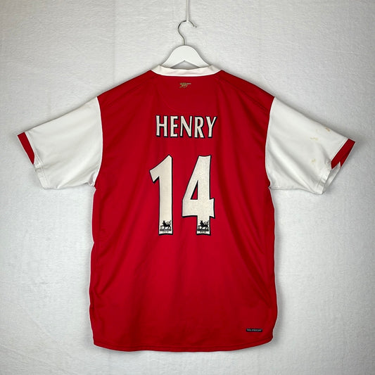 Arsenal 2006-2007 Home Shirt -  Henry 14 Print 