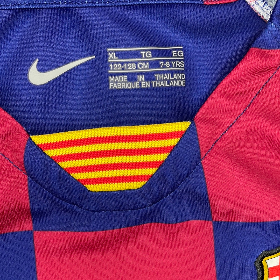 Barcelona 2019-2020 Home Shirt Junior - Age 7-8 - Excellent Condition - Nike AO3052-456