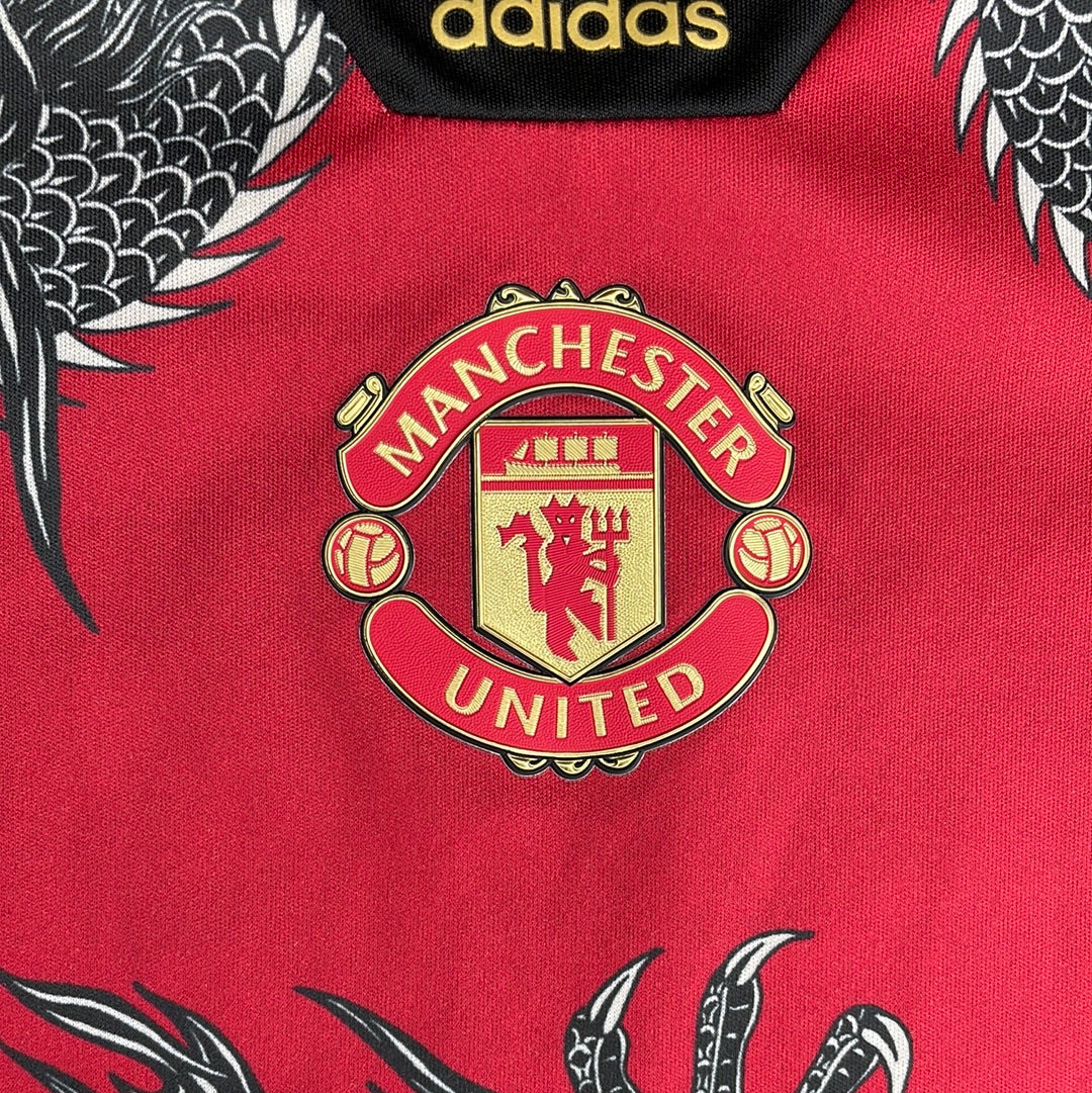 Manchester United 2020 Chinese New Year Shirt - Age 9-10 - Excellent Condition - Adidas code FU1324