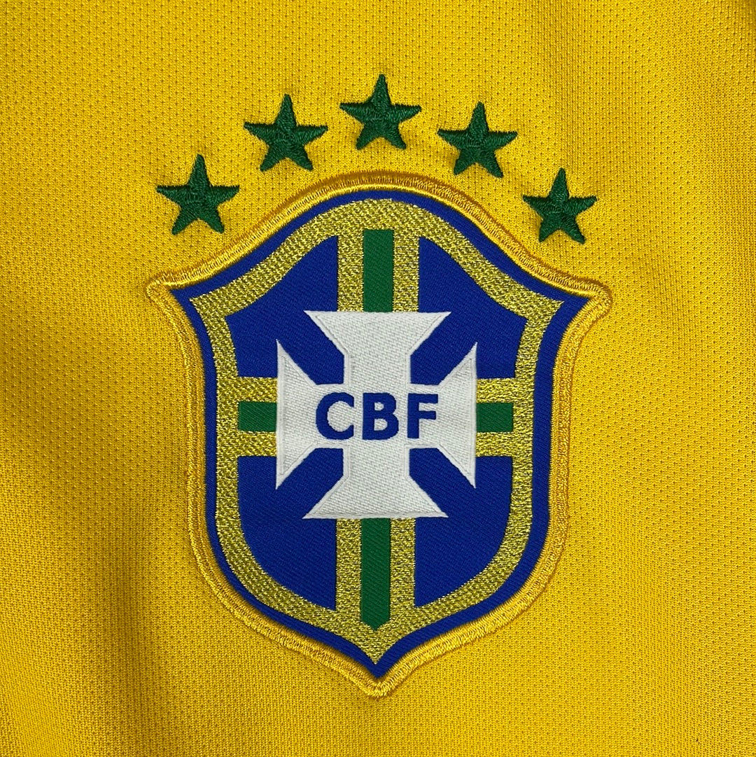 Brazil 2014 Home Shirt - Medium - Very Good Condition