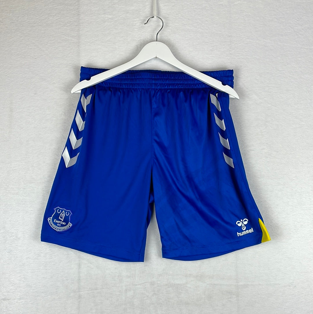 Everton Mens Shorts - Size Large- Excellent Condition - Hummel Shorts