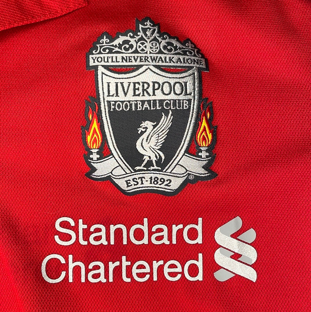 Liverpool 2011 2012 Polo Shirt Medium Adult Mint Condition Adida Casual Football Shirts