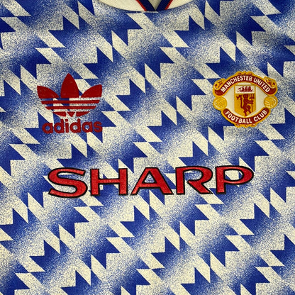 Manchester United 1990 Away Shirt - Junior - Good - Authentic shirt