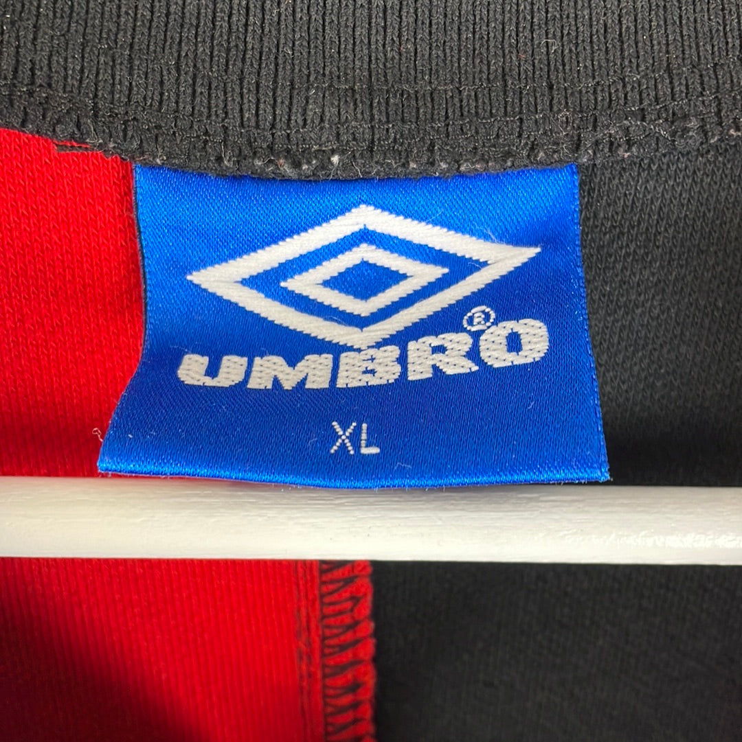 Vintage Manchester United Umbro Polo Shirt - Extra Large - Excellent Condition