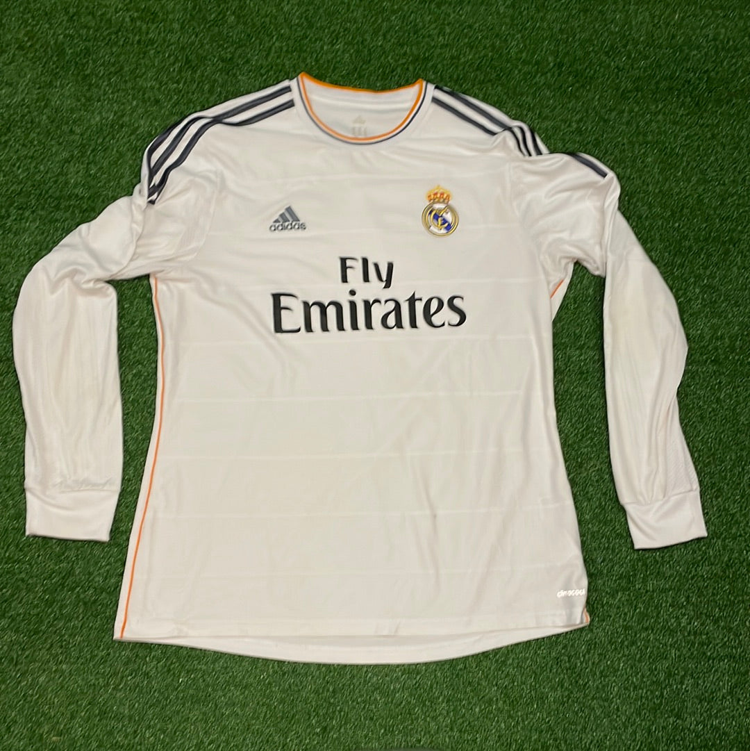 Real Madrid 2013-2014 Home Shirt - Ronaldo 7 - XL - Very Good - Long Sleeve - Adidas G81098