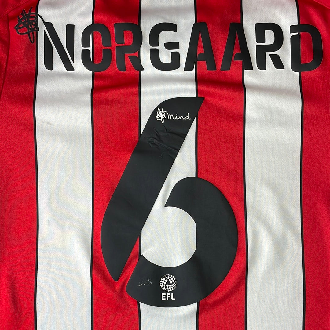 Brentford 2020/2021 Home Shirt - Small - Norgarrd 6 - Excellent Condition