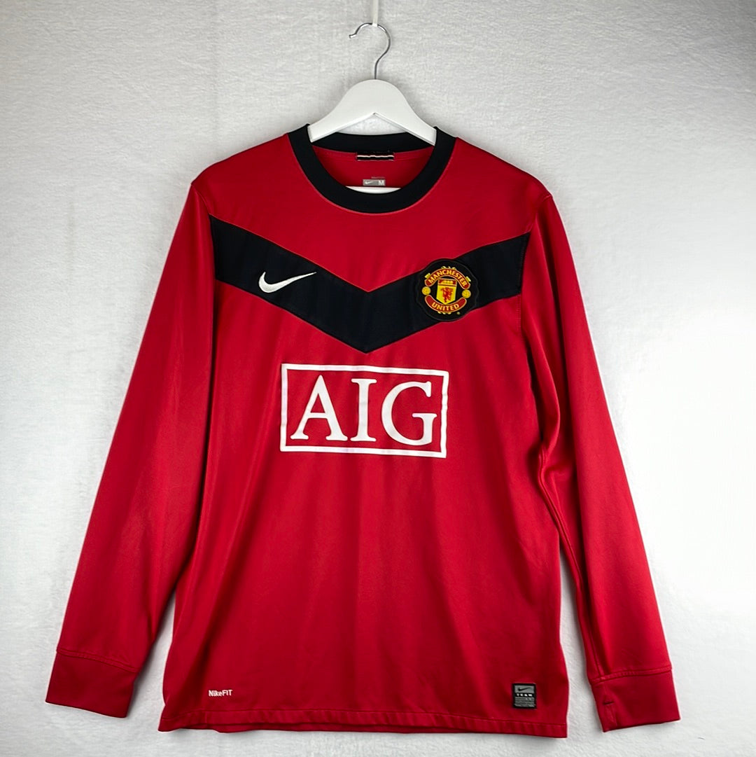 Manchester United 2009/2010 Home Shirt - Long Sleeve