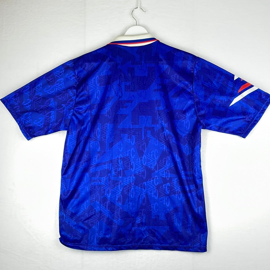 Chelsea 1991/1992 Home Shirt - Large & XL - Good Condition - Vintage Umbro
