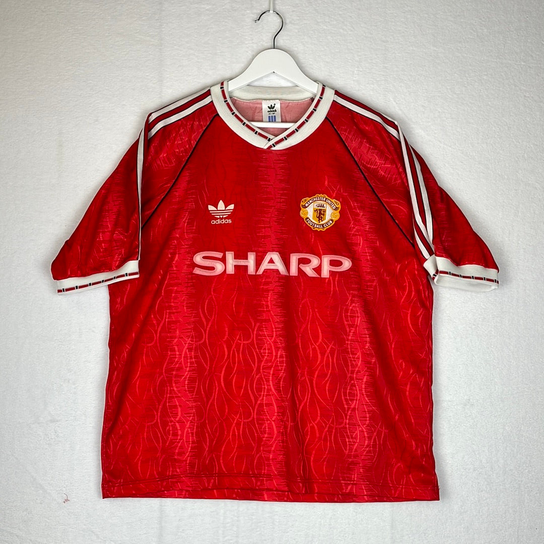 Manchester united best sale jersey evolution