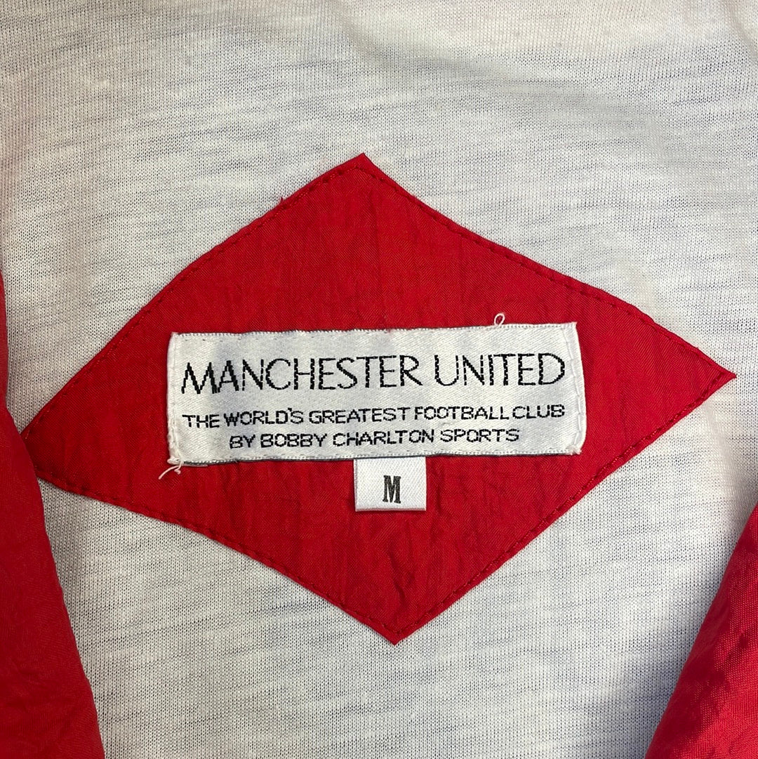 Vintage Bobby Charlton Manchester United Jacket - Medium - Very Good Condition