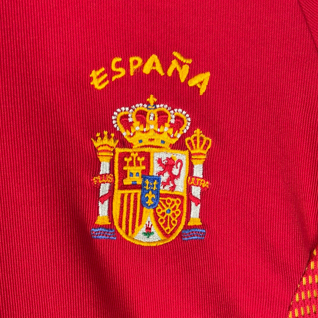 Spain 2002 Home Shirt - Medium Adult - 8.5/10 Condition - Adidas 298457