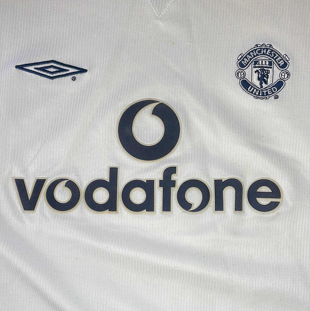 Manchester United 2000/2001 Away Shirt - Youth Large Boys - Good Condition