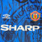 Manchester United 1992 Away Shirt & Shorts - Small Adult - Excellent Condition