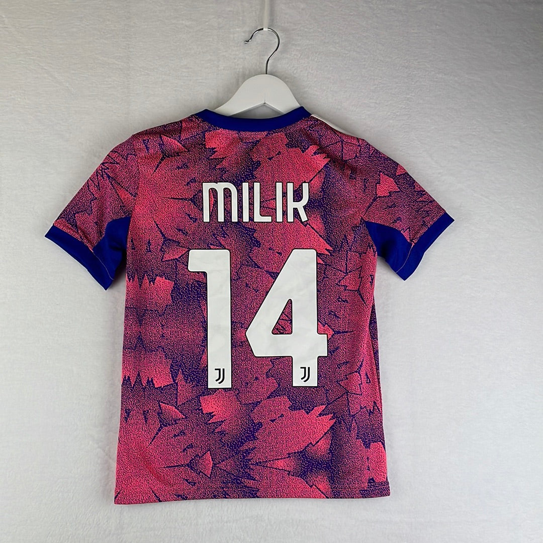 Juventus 2022/2023 Youth Third Shirt - Vlahovic Or Milik Print - Excellent/ New