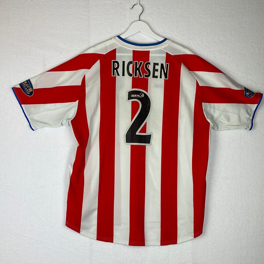 Glasgow Rangers 2003/2004 Away Shirt - Ricksen 2 - Extra Large - Very Good Condition
