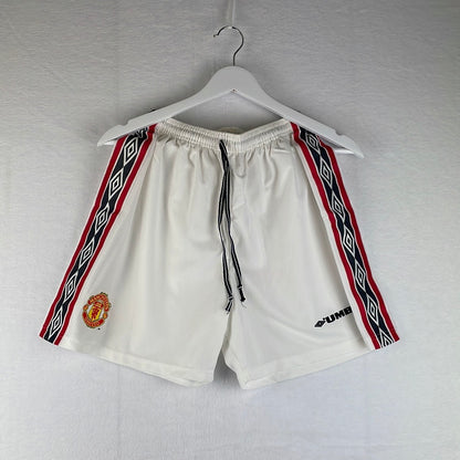 Manchester United 1998-1999 Home Shorts  - 32/34 Inch Waist - Excellent Condition