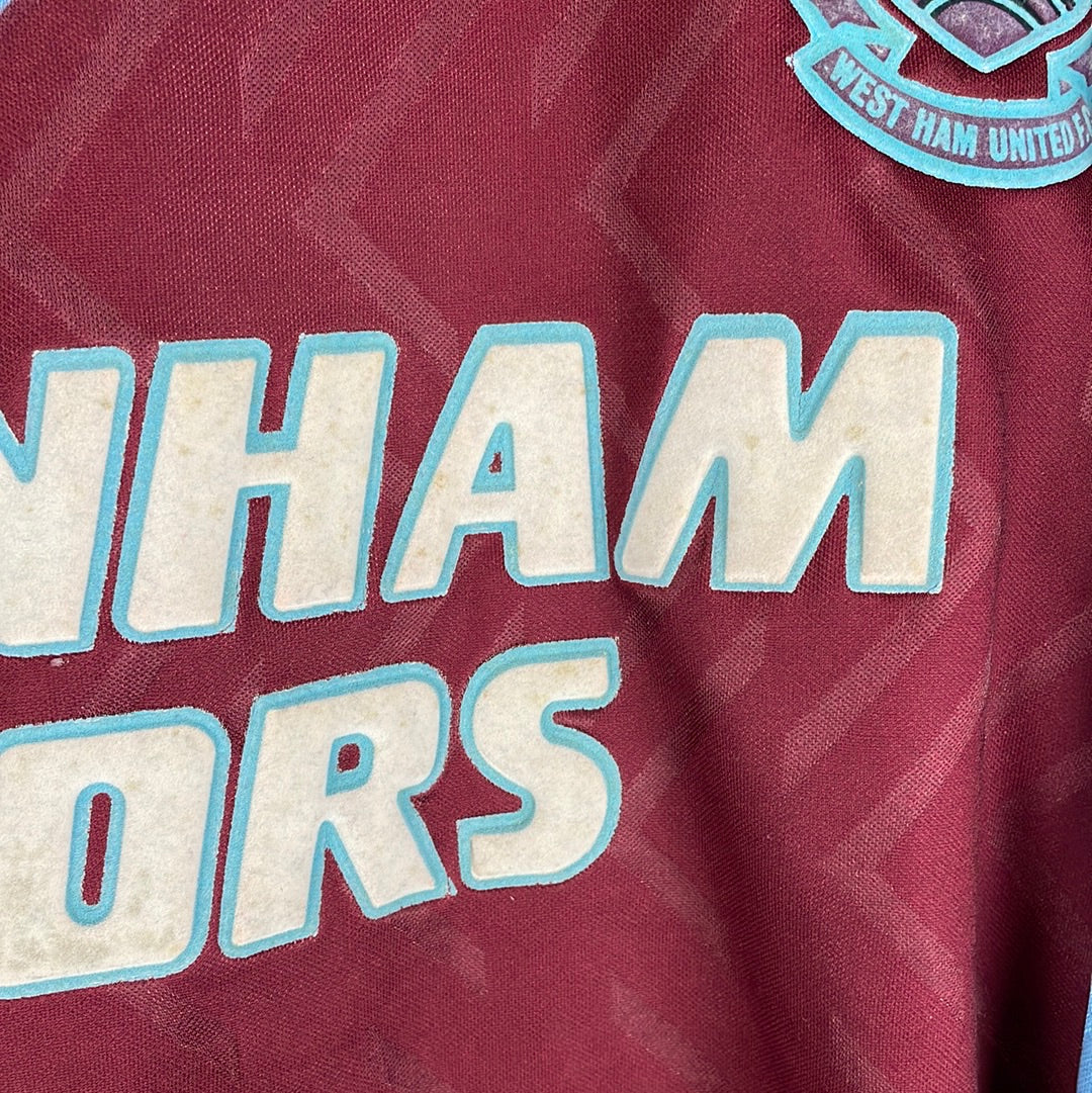 West Ham 1993/1994 Home Shirt - Vintage Pony Shirt