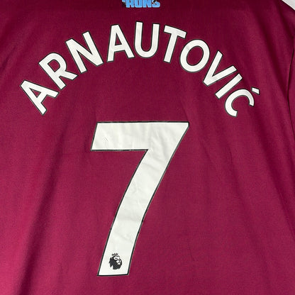 West Ham 2018/2019 Home Shirt - 2XL - Very Good Condition - Arnautovic 7 Print