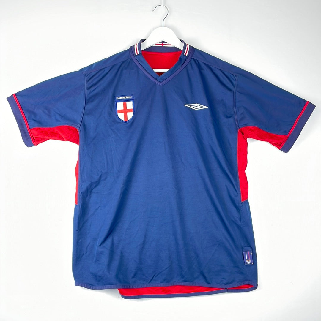 England reversible hot sale football shirt