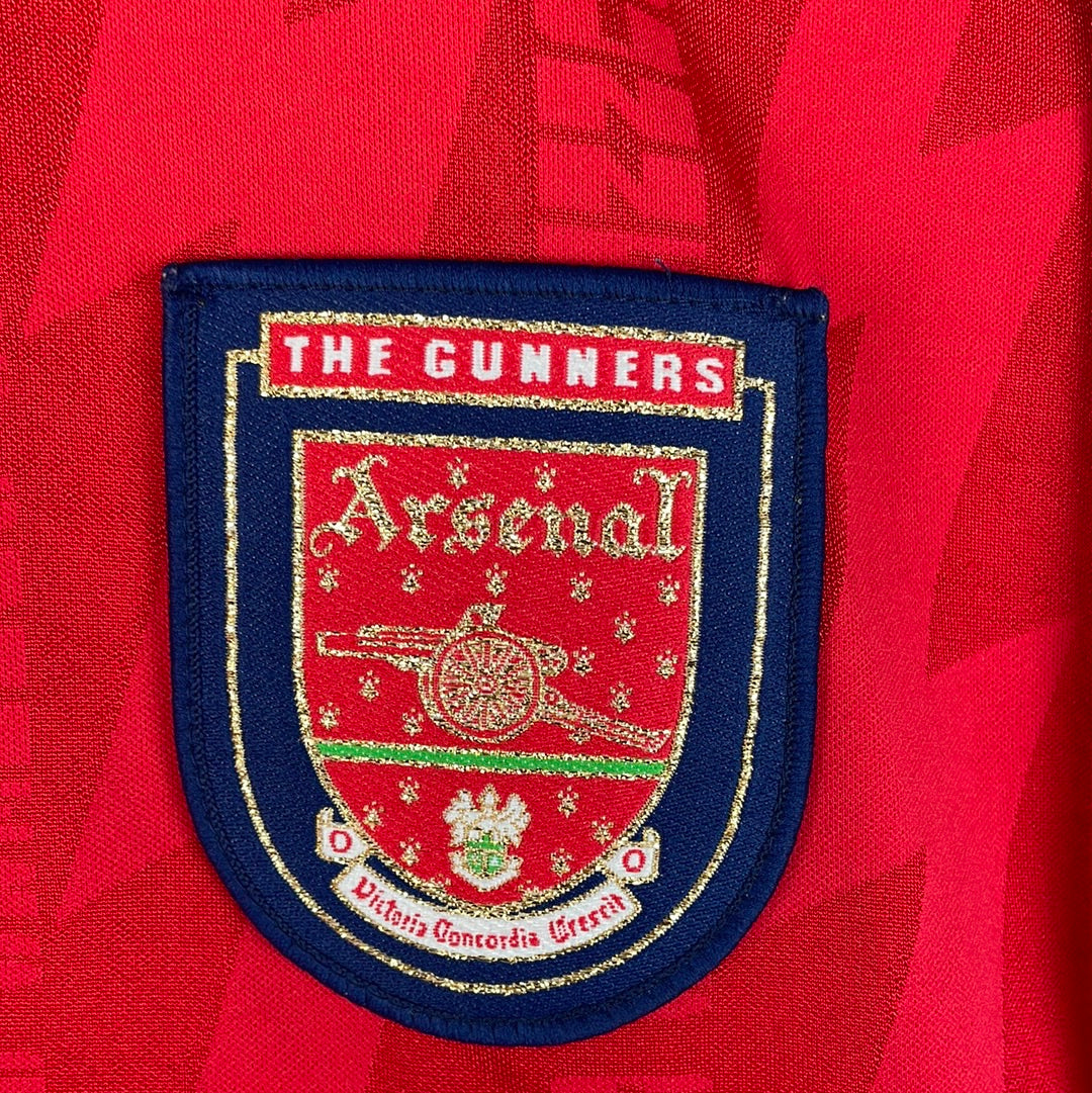 Arsenal 1994/1995 Home Shirt - Long Sleeve - Large Adult - Very Good Condition