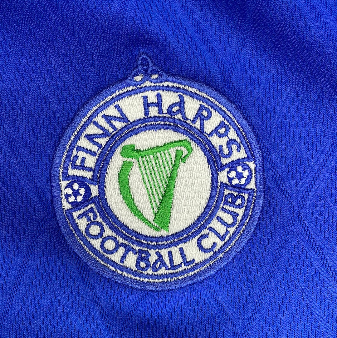 Finn Harps 1998/1999 Home Shirt - Youth/ Small Adult - Very Good Condition