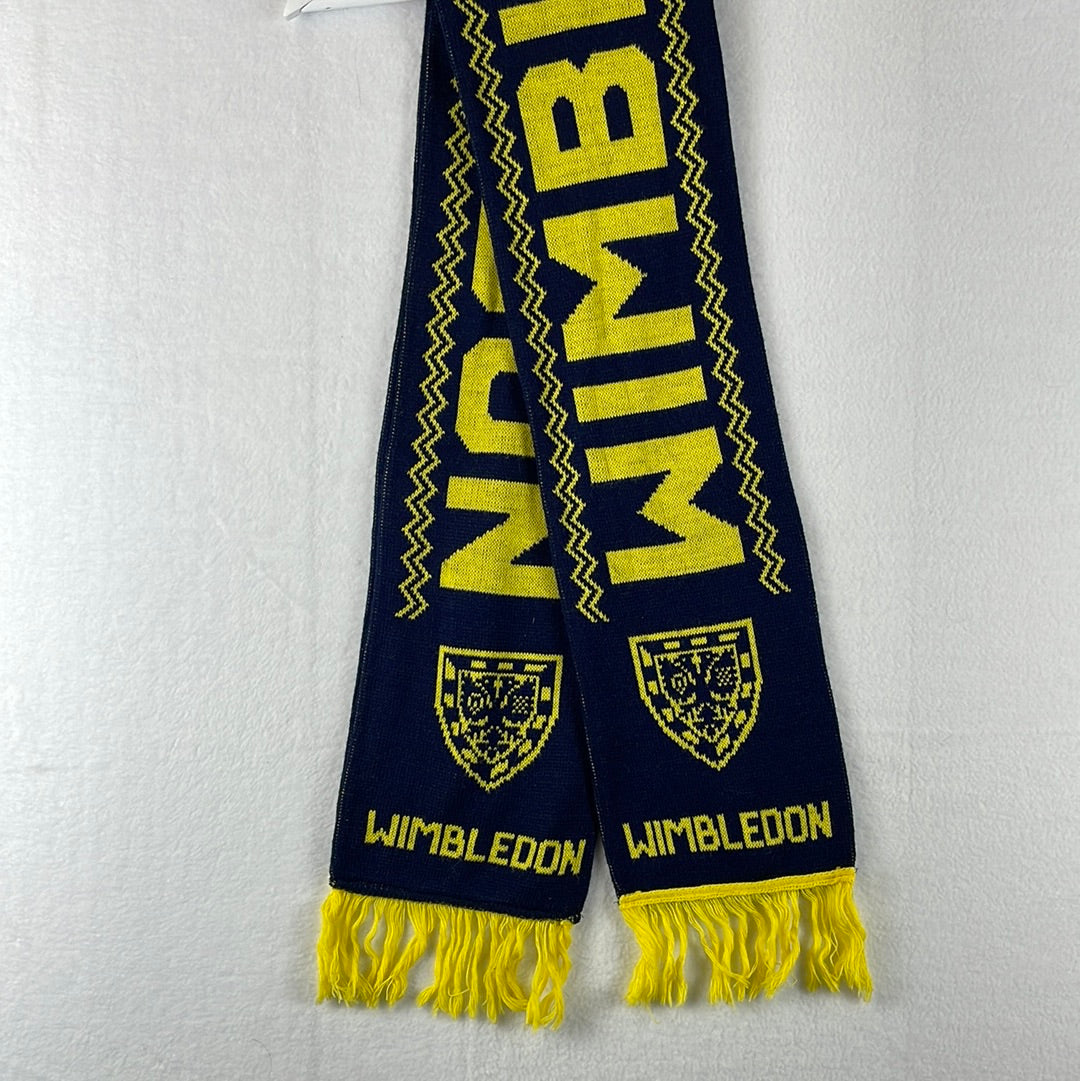 Vintage Wimbledon FC Scarf - Excellent Condition