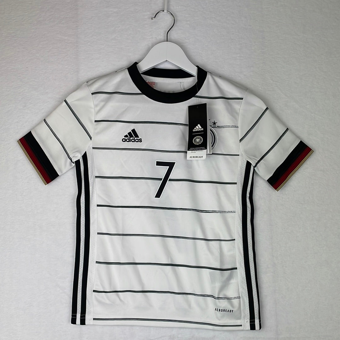 Germany 2020-2021 Home Shirt - Youth Sizes  - New With Tags - Adidas FS7596