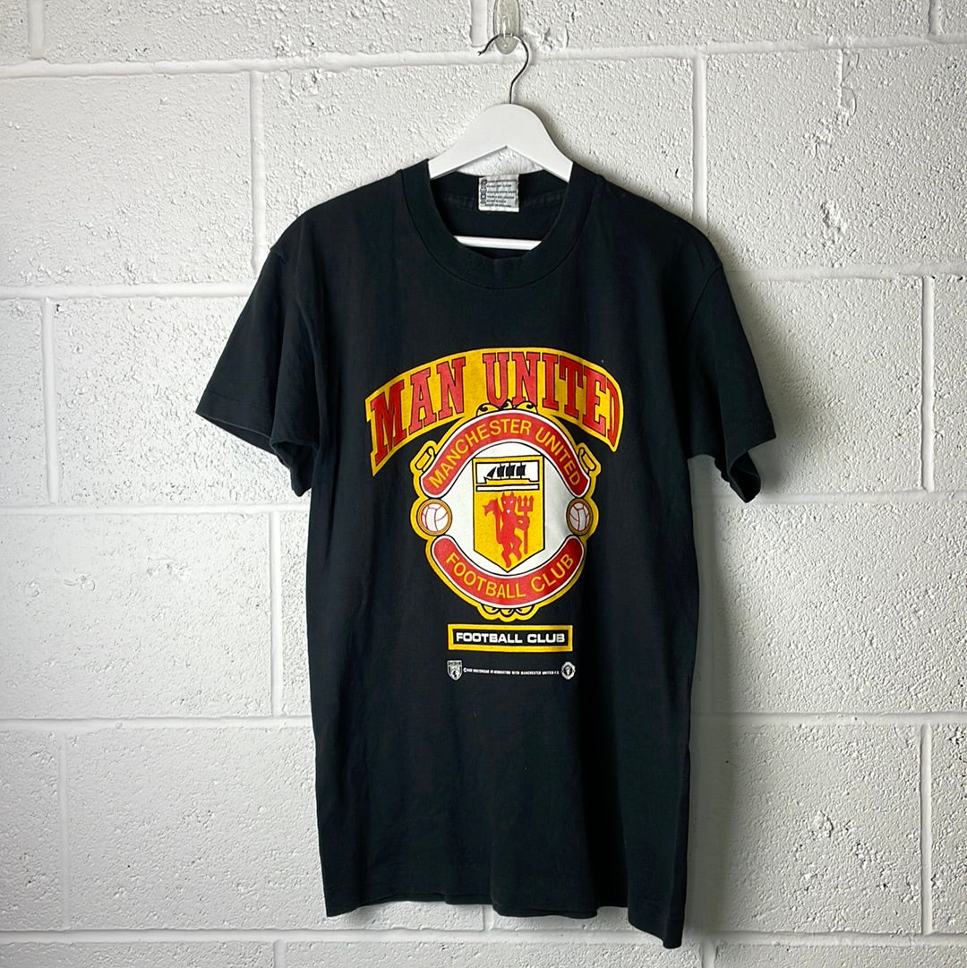 Manchester United 1990s Badge T-Shirt 