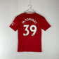 Manchester United 2022-2023 Youth Home Shirt - BNWT - McTominay 39