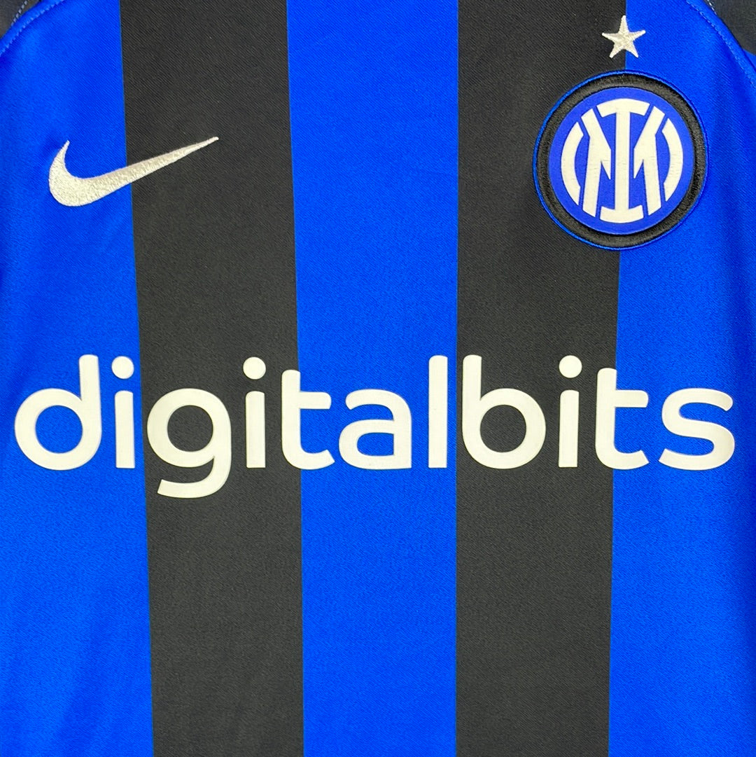 Inter Milan 2022/2023 Home Shirt - Large - Excellent Condition