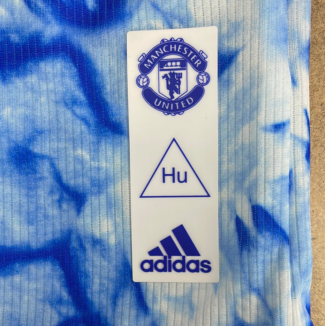 Manchester United Human Race Shirt - Small -Mint - Adidas GJ9084