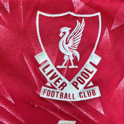 Liverpool 1989-1990 Home Shirt - 30-32 Inches - Original Shirt