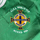 Northern Ireland 1986 World Cup Home Shirt - Large Adult - Vintage 1986 Shirt