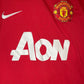Manchester United 2011/2012 Home Shirt - Ferguson 12 - Large - Very Good