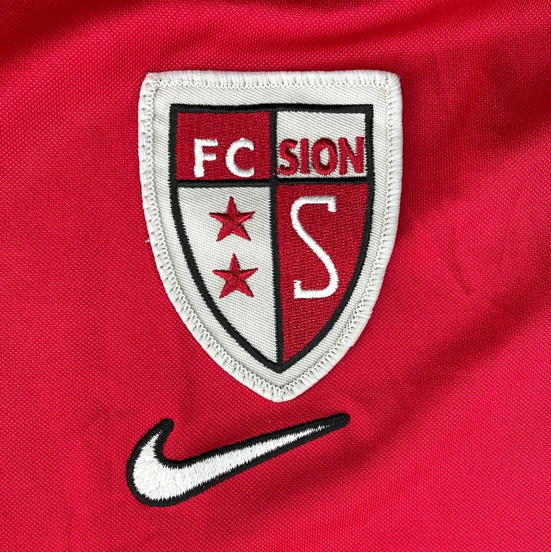 FC Sion Shirt - Medium To Large - Good Condition - Vintage Nike Shirt