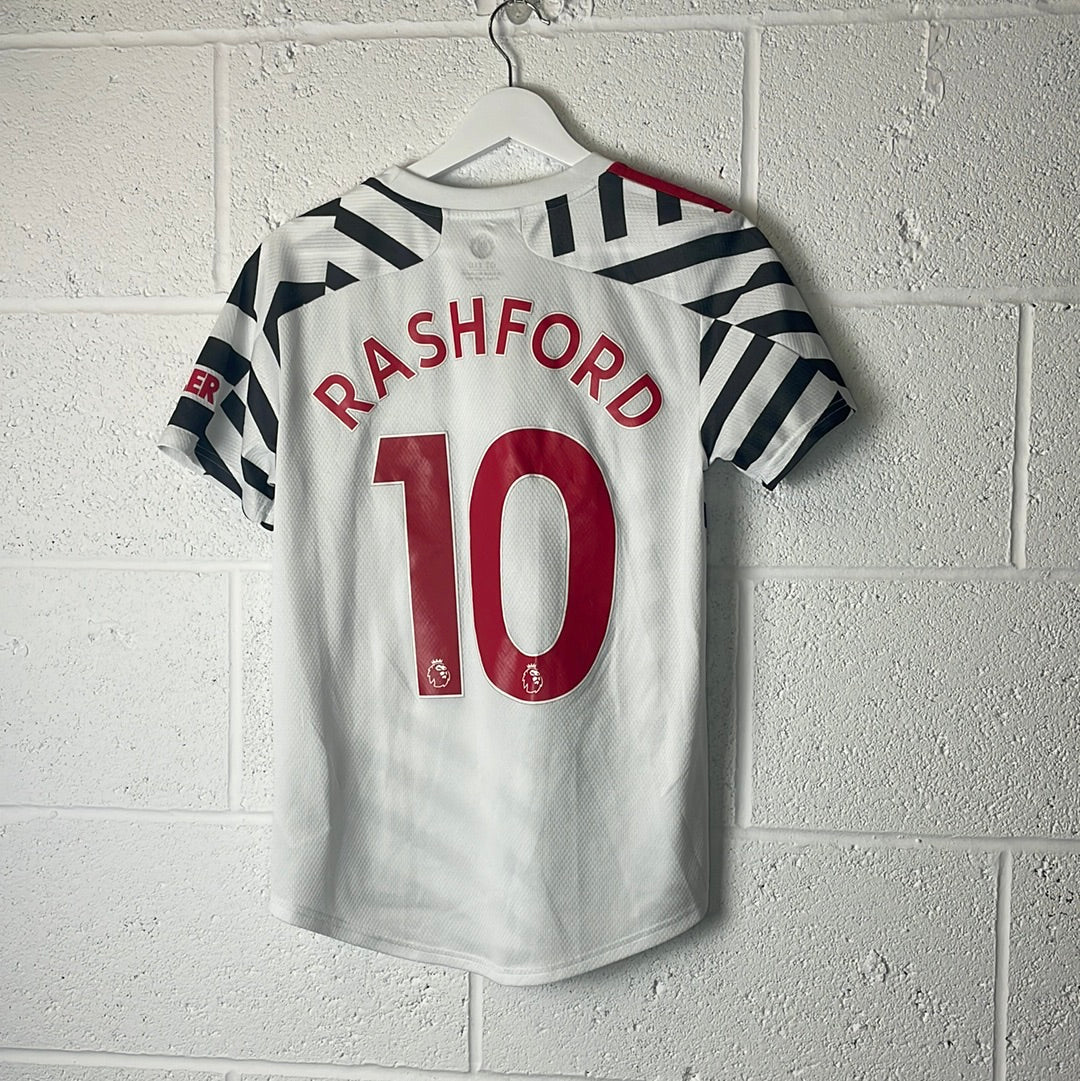 Manchester United 2020/2021 Third Shirt - Age 12-14 - RASHFORD 10 - Excellent