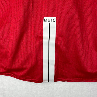 Manchester United 2007/2008 Home Shirt - Large - Rio Ferdinand Signed - Nike code 237924-666