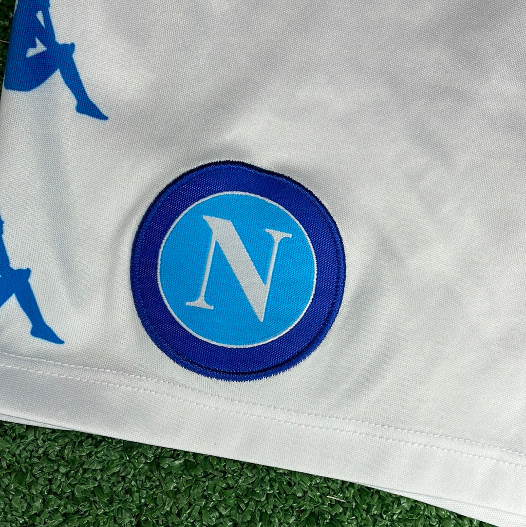 Napoli Shorts Youth Age 6 - Excellent Condition - Kids Football Shorts