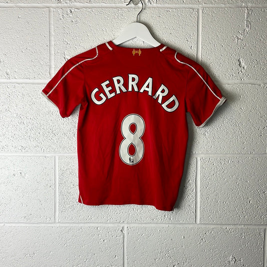 Liverpool 2014 Home Shirt - Junior - GERRARD 8