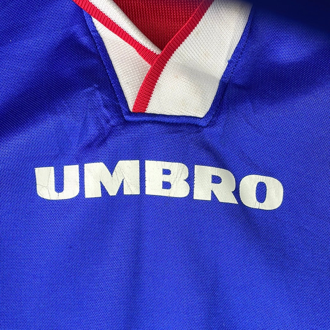 Vintage 1990s Umbro Football Shirt Template
